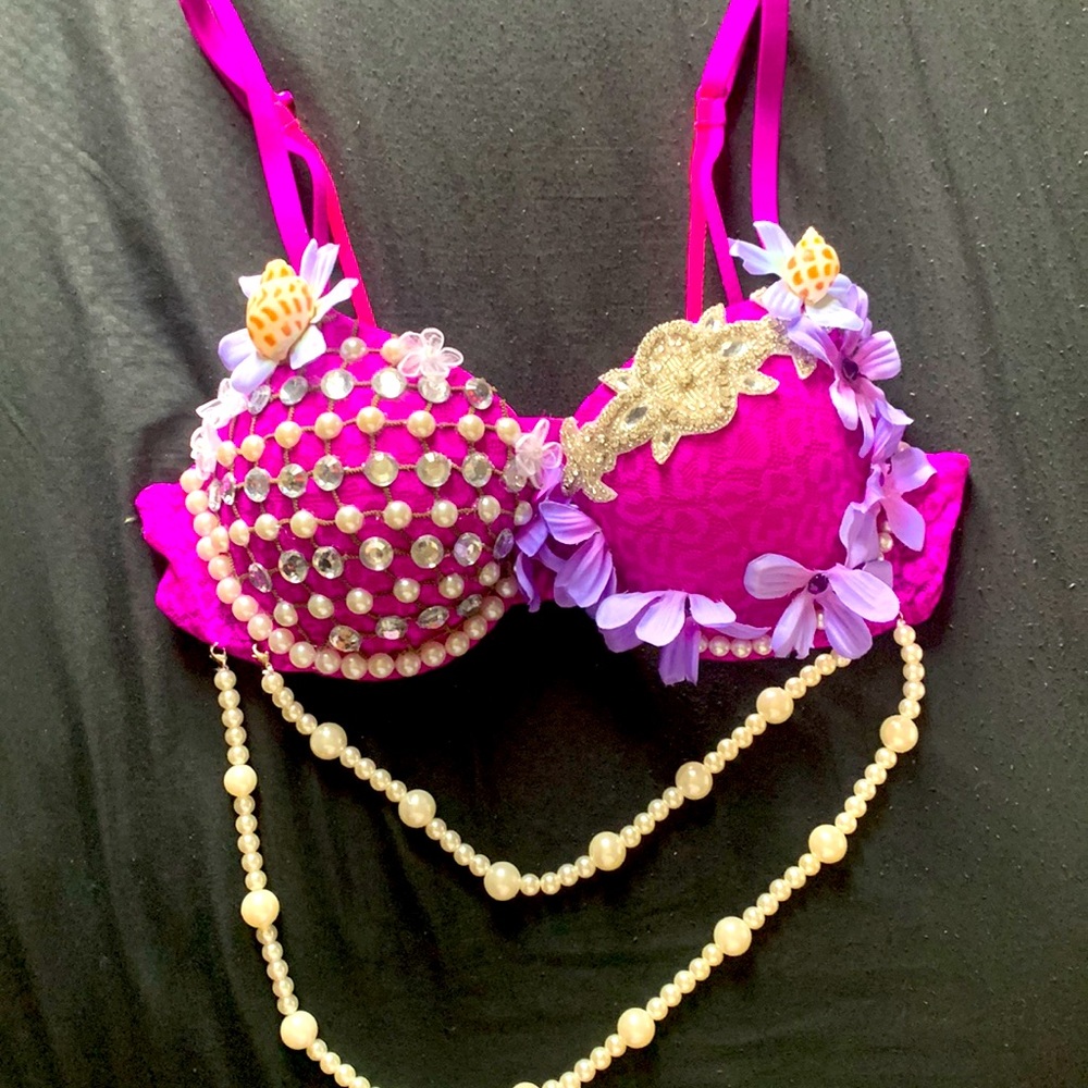 Custom mermaid bra
